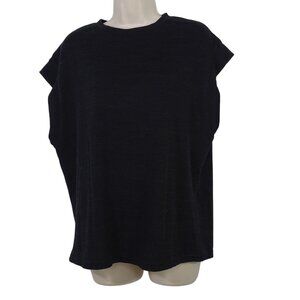 Shein Black Sleeveless Knit Top Loose Fit Shirt Women Size M US Size 6 Casual
